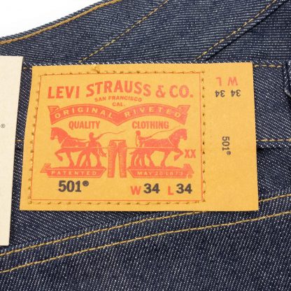 Джинсы Levi’s 501 Original Shrink-to-fit Rigid Denim