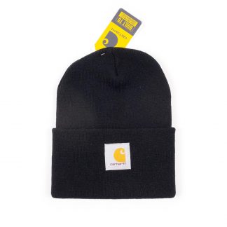 Шапка бини Carhartt Knit Cuffed Beanie Черная