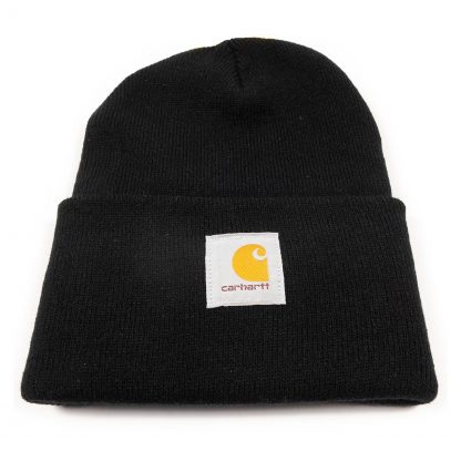 Шапка бини Carhartt Knit Cuffed Beanie Черная